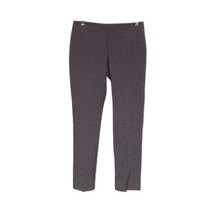 Adrianna Papell Gray Canvas Tapered Pants
